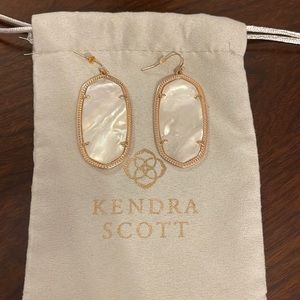 Kendra Scott mother of pearl earrings